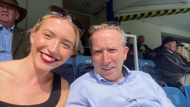 Jade McClafferty and her father Enda