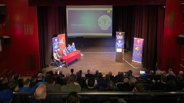 Finn Harps' fan forum that took place last Wednesday night at the Balor Theatre in Ballybofey