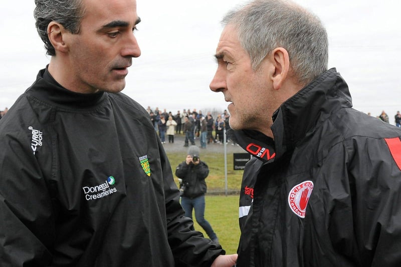 Donegal's last five managers and their first match in charge in the ...
