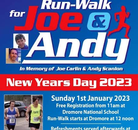 Inaugural walk-run in memory of the late Joe Carlin and Andy Scanlon