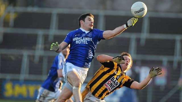 Johnny McLoone in action for Naomh Conaill against Crossmaglen back in 2010's Ulster Club final.