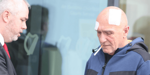 Olexandar Pogozhy at Letterkenny courthouse. Photo: North West Newspix