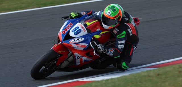 Rhys Iwrin in action at Snetterton.