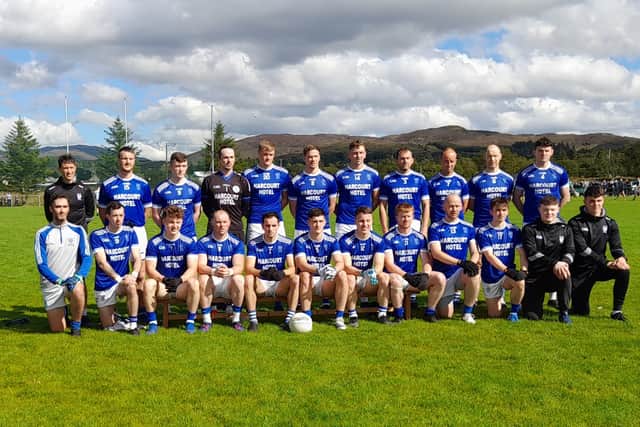 Fionnan Coyle got Gaoth Dobhair on the board but Ciaran Thompson's long delivery ended over the bar. James Boyle (free) and Dermot Molloy traded scores before Ciaran Thompson found the range from distance to leave it 1-6 to 0-2 after 16 minutes.