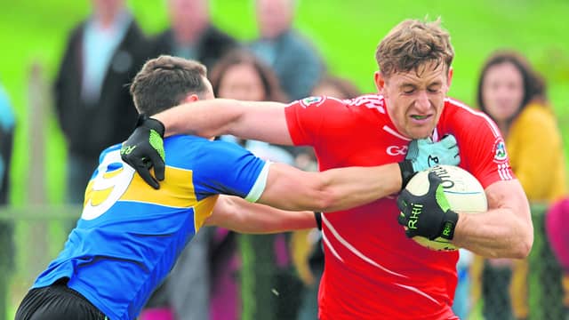 Hugh McFadden was in form for Killybegs against Clouahaneely