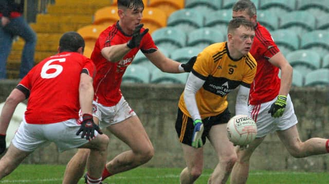 St Eunan's Kevin Kealy and Michael Langan of St Michael's met at the semi-final stage last year