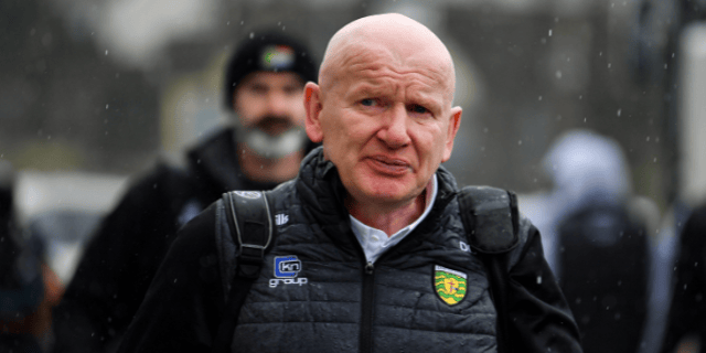 Declan Bonner recently stepped down as the Donegal senior football team manager.