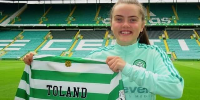 Tyler Toland played her part as Celtic defeated Edinburgh City