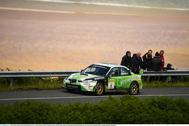 There is the iconic image of Paul Harris wedging a Nova into Hugh McClatchey’s shed in the middle of Knockalla one year. McClatchey surveyed the damage and sighed that he’d ‘be without a television now for the night’, the aerial in shreds before him.