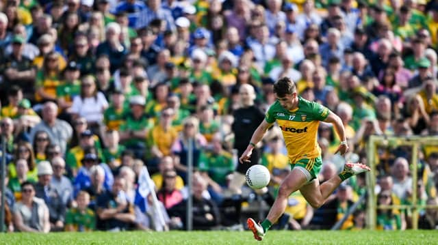 Peader Mogan of Donegal during the Ulster SFC semi-final against Cavan
