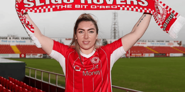 Gemma McGuinness scores Sligo Rovers' first ever WNL goal.
