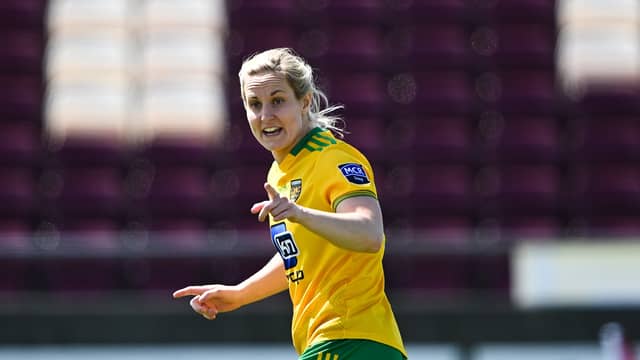 Karen Guthrie could help point Donegal to a fifth Ulster crown since 2015 on Sunday in Clones