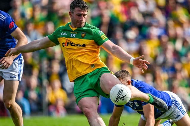 More by accident than design, Donegal had created and more by design than accident Donegal had scored two goals that ultimately made the difference in a contest that ended 2-16 to 0-16. The inside trio of Murphy, Brennan and McBrearty kicked a very healthy 1-13.