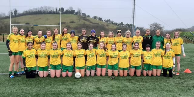 The Donegal minor ladies panel