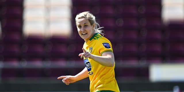 Karen Guthrie was in fine form for Donegal in Mullingar this afternoon