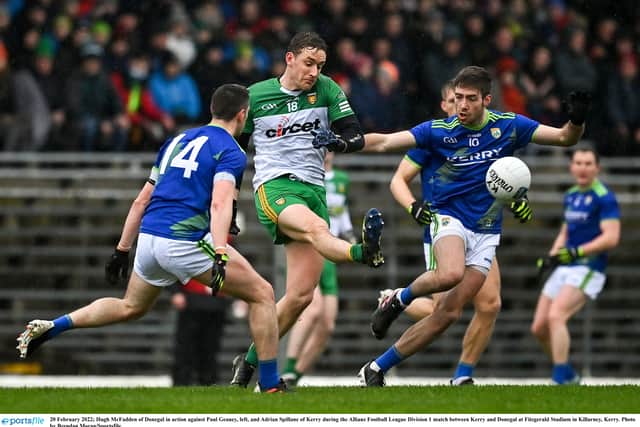 “Kerry came with a very strong press and put us under pressure. We weren’t great at carrying the ball out of defence and got turned over. We were seven down at half-time and had ambitions of trying to get a few scores quickly.