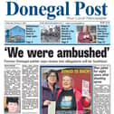 The front page of this week's Donegal Post newspaper