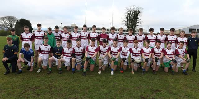 St Columba's CS Glenties panel who took on Coláiste Cholmcille. Photo Thomas Gallagher