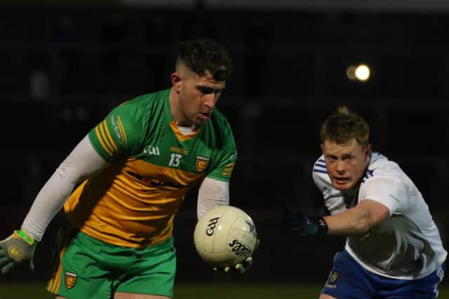Donegal were living off scraps and not showing basic cohesiveness, and a Monaghan point of the nonchalant variety from the outside of Andrew Woods’ boot, confirmed the difference at that juncture. That difference was as stark as living in lockdown compared to the night the restrictions were lifted. 