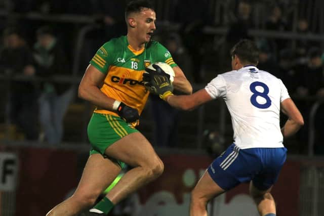 Tonight in Omagh, Seamus McEnaney’s team were 1-10 to 0-4 up 13 minutes into the second half, with Ulster Council officials thinking of placing the blue and white ribbons on the Dr McKenna Cup. The joke that the stewards going to end of match positions ‘should’ve happened at half-time’ was heard muttered here and there.