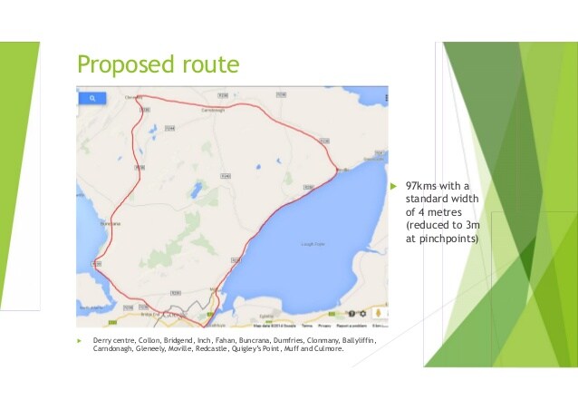 Route Change for Muff to Quigley's Point Greenway