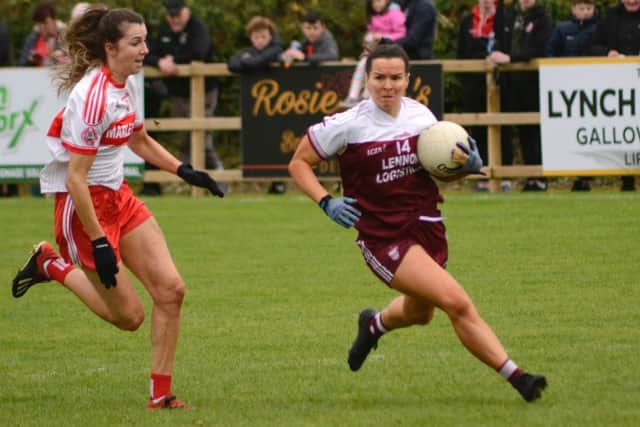 However, play continued, and continued, for the best part of three more minutes, with Glenfin given a couple of late frees by referee Declan Callaghan - one of which was brought forward - before Bonner popped over one from right in front of the posts to force extra-time at 1-17 to 2-14. Sixty-eight minutes had been played.