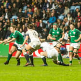 Donegal's Laura Feely in action against England last year