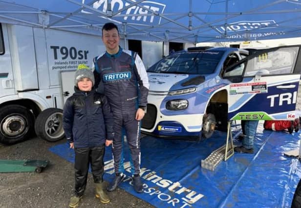 Hugh O’Brien, aged 11, is now becoming a familiar face at rally events across Ireland