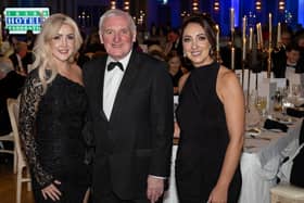 Carolynne Murray, newly elected Chair of the Donegal Branch of the Irish Hotels Federation with former Taoiseach Bertie Ahern and outgoing Chair Aisling Arnold