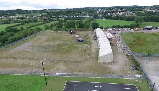 The new Harps stadium in Stranorlar.