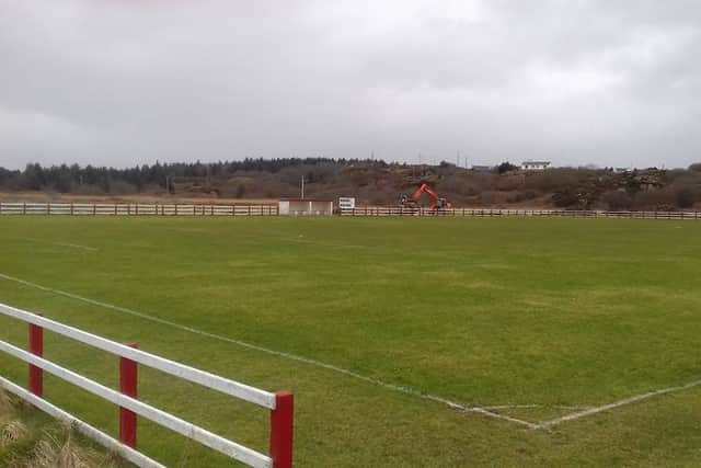 “It’s a big project and obviously it’ll be some time before the new pitch is ready for football. But when it is complete, it will be a massive addition.”