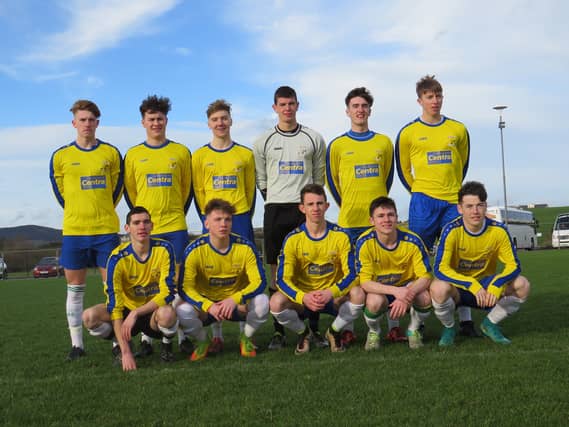 Carndonagh Community School who defeated St. Eunan's College in the Ulster Final.