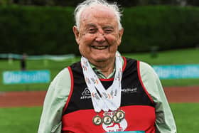 The late Hugh Gallagher, pictured after his success in Tullamore last year
