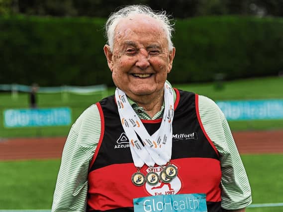 The late Hugh Gallagher, pictured after his success in Tullamore last year