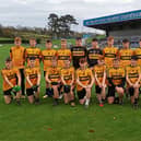St Eunan's under-16s before their game in Dromore yestereday