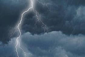Met Éireann are warning of scattered thunderstorms, lightning and spot flooding which may lead to power outages and poor travelling conditions