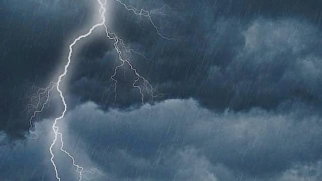 Met Éireann are warning of scattered thunderstorms, lightning and spot flooding which may lead to power outages and poor travelling conditions