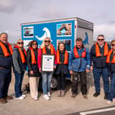 Sean McBride, Siobhan Gillespie, Rosaleen Ferry, Eva Harkin, Caroline Mc Glinchey, Dennis Boyle (Donegal sea adventure) with Shaun and Grace Rodgers co owners of Irish Luxury Tours

