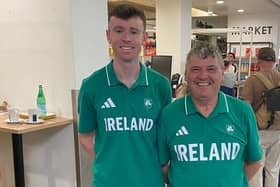 Oisín Ó Gailín and Neil Martin in Italy.