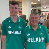 Oisín Ó Gailín and Neil Martin in Italy.