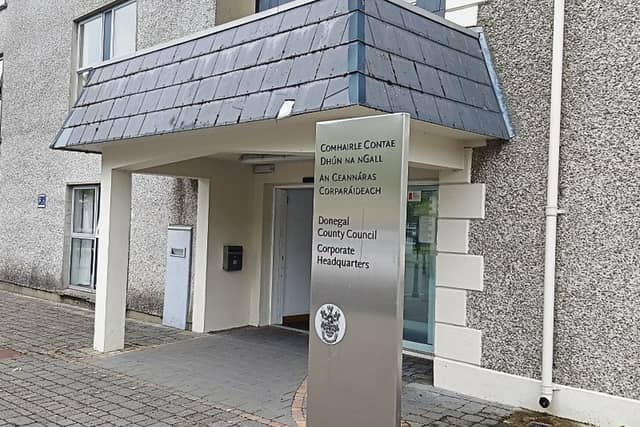 Donegal County Council headquarters is located at The Diamond, Lifford