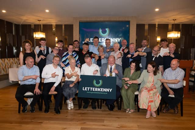 At the launch of the Go Visit Letterkenny website