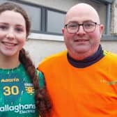 Donegal's Kara O'Neill and her father and Donegal selector Ciarán Cropped