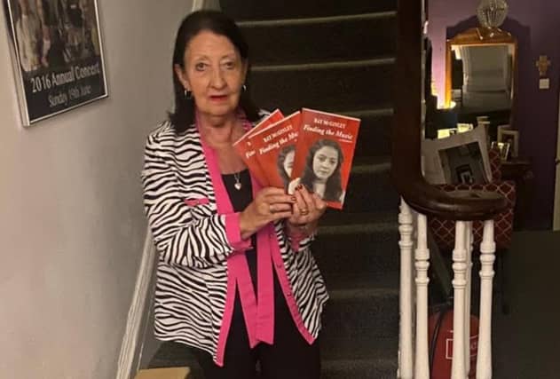 Ray McGinley with her newly-published memoir, 'Finding the Music', which will be launched in Buncrana this Thursday, June 4.
