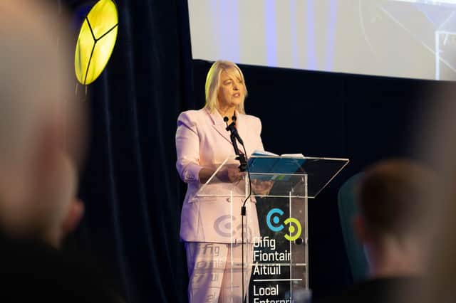 Brenda Hegarty at the Official Opening of Local Enterprise Week in the Radisson Hotel, Letterkenny