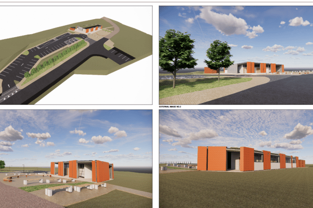 Artist's impression of the proposed Tullan Strand Facility Centre