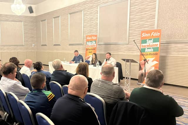 Sinn Féin's public meeting on the cost of living in Letterkenny