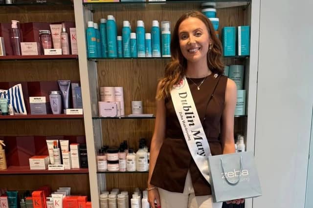 Caoimhe is sponsored by Zeba Hairdressing for the festival