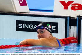 Mona McSharry was back on the podium in Italy at the weekend 
