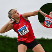 Ava Anderson and, inset, Caoimhe Gallen, both picked up gold medals
